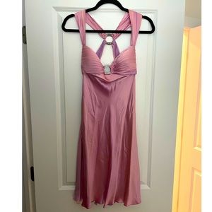 Blush with purple undertone mini dress size 8/10